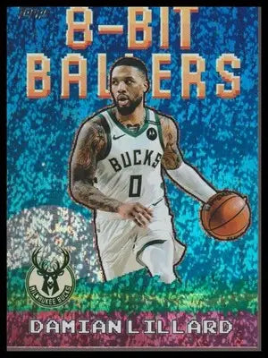 2025-26 Topps #8B-8 Damian Lillard 8-Bit Ballers Holo Foil