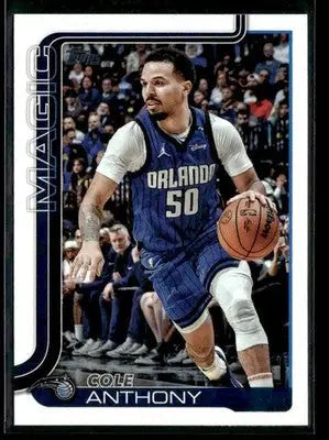 2025-26 Topps #91 Cole Anthony - Basketball Card Single