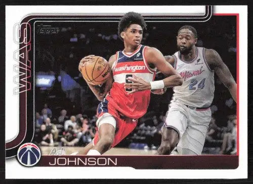 2025-26 Topps #99 AJ Johnson NM-MT Wizards ID:80804 - Basketball Card Single