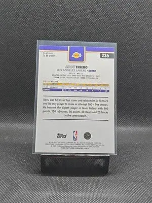 2025-26 Topps - Adou Thiero #236 Season Tip-Off (RC) - Basketball Card Single