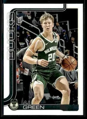 2025-26 Topps AJ Green #57 Base Milwaukee Bucks