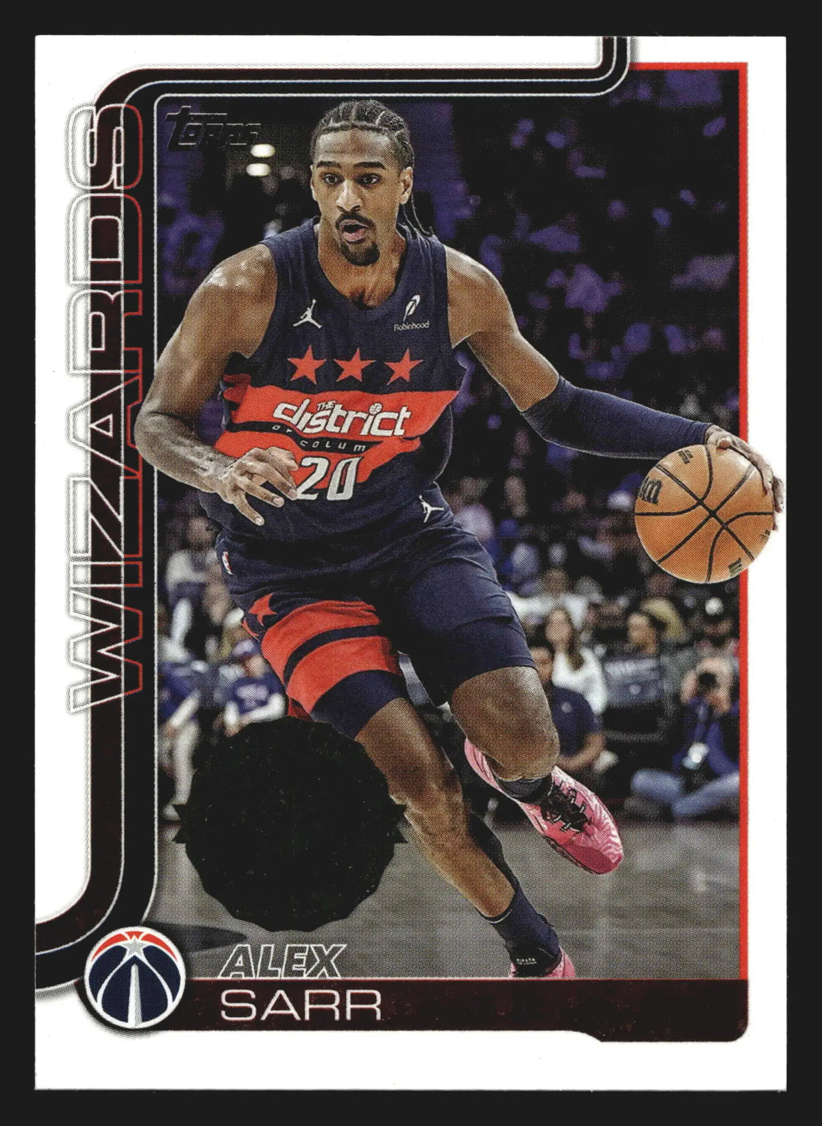 2025-26 Topps Alex Sarr #96 Wizards - Basketball Card Single