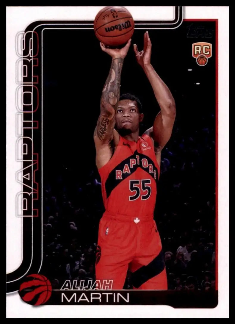 2025-26 Topps Alijah Martin Rookie #240 Toronto Raptors Basketball Card NBA - Basketball Card Single
