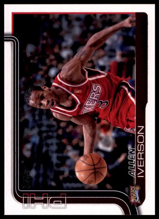 2025-26 Topps Allen Iverson #253 Philadelphia 76ers Basketball Card NBA Sports