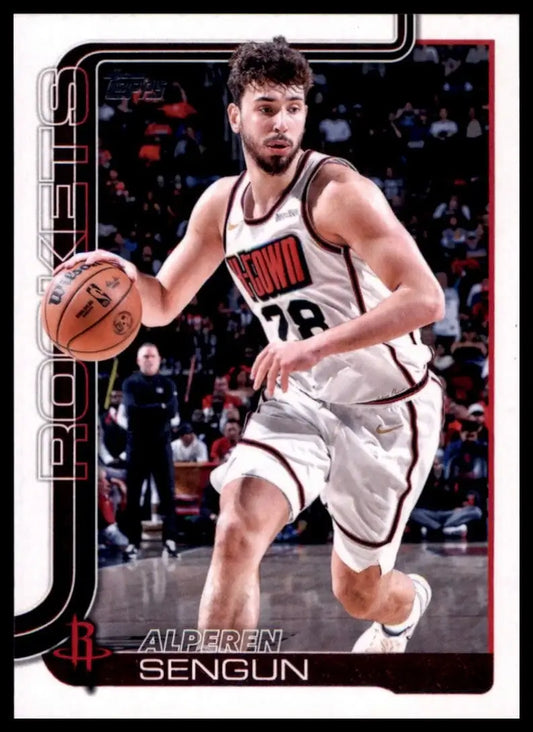 2025-26 Topps Alperen Sengun #180 Houston Rockets Basketball Card NBA Sports
