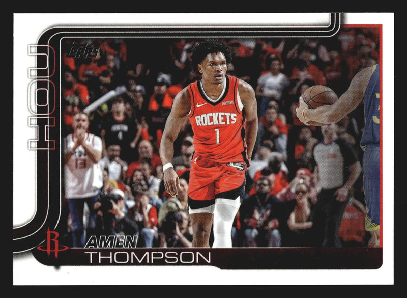 2025-26 Topps Amen Thompson #176 Houston Rockets - Basketball Card Single