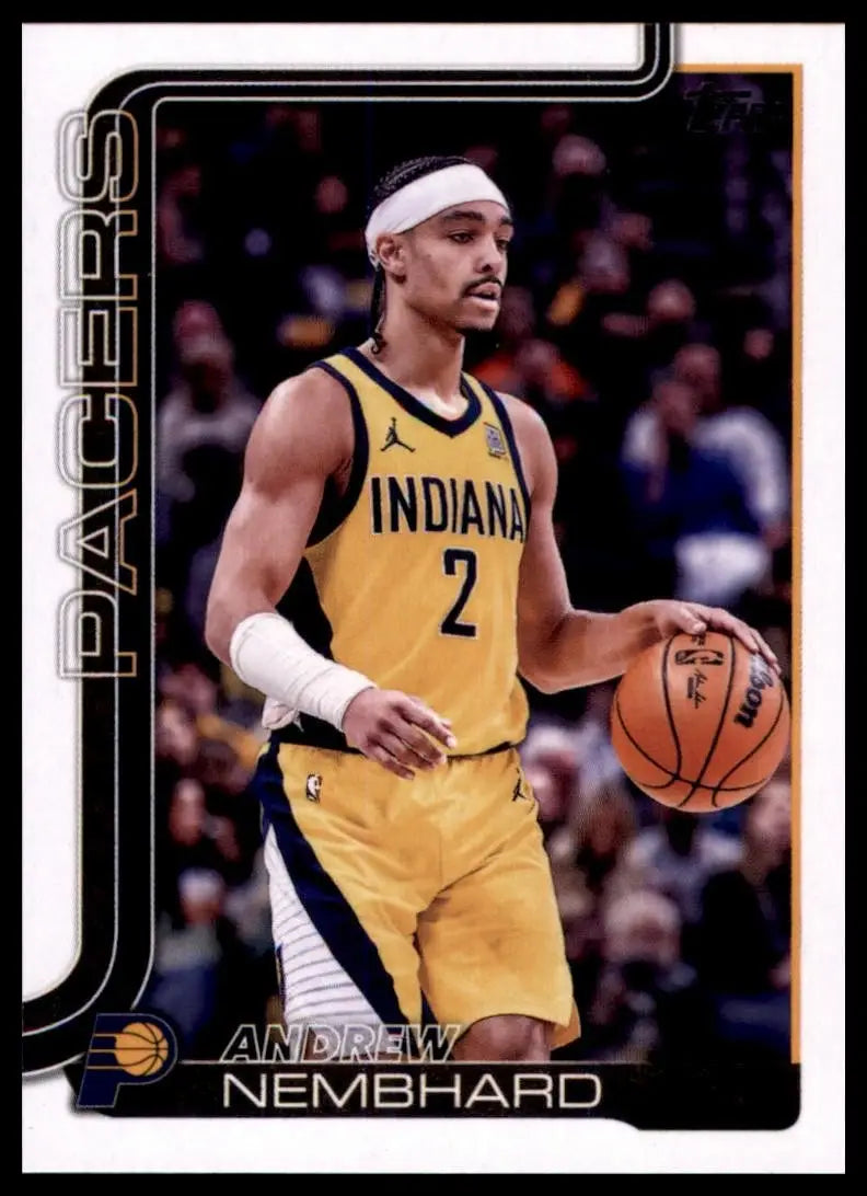 2025-26 Topps Andrew Nembhard #52 Indiana Pacers Basketball Card NBA Sports