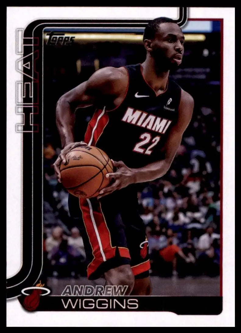 2025-26 Topps Andrew Wiggins #77 Miami Heat Basketball Card NBA Sports - Basketball Card Single