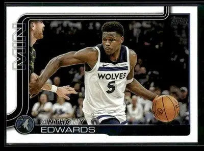 2025-26 Topps Anthony Edwards #108 Minnesota Timberwolves