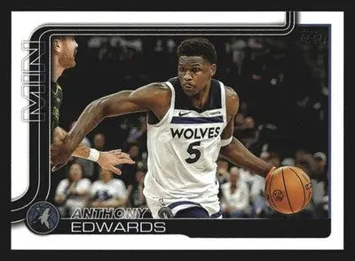 2025-26 Topps Anthony Edwards #108 Minnesota Timberwolves - Basketball Card Single