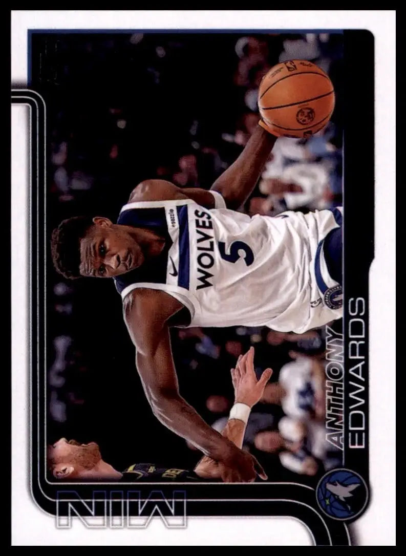 2025-26 Topps Anthony Edwards #108 Minnesota Timberwolves Basketball Card NBA Sp - Basketball Card Single