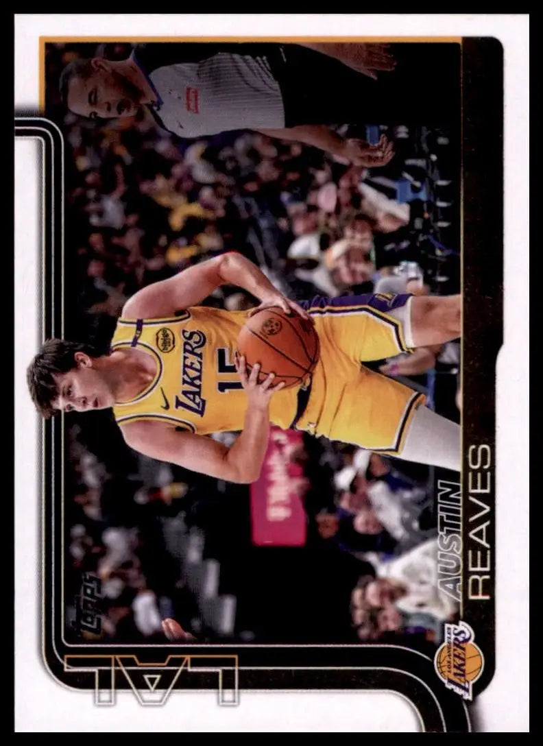 2025-26 Topps Austin Reaves #151 Los Angeles Lakers Basketball Card NBA Sports - Basketball Card Single