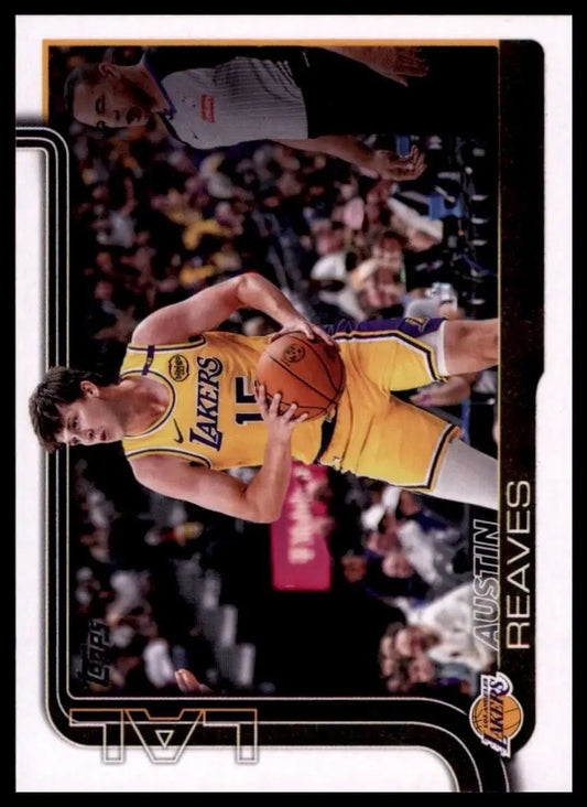 2025-26 Topps Austin Reaves #151 Los Angeles Lakers Basketball Card NBA Sports