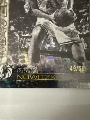 2025-26 Topps Basketball Dirk Nowitzki Blackout 49/50 SSP #252 Mavericks - Basketball Card Single
