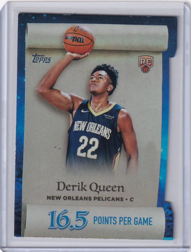 2025-26 Topps Basketball Making the List #ML-13 Derik Queen - Pelicans - Basketball Card Single
