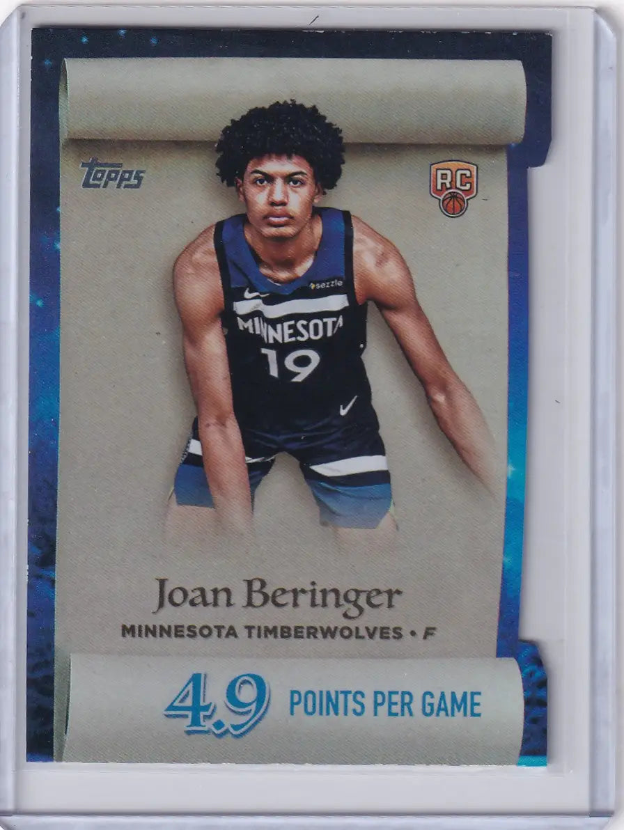 2025-26 Topps Basketball Making the List #ML-17 Joan Beringer - Timberwolves - Basketball Card Single
