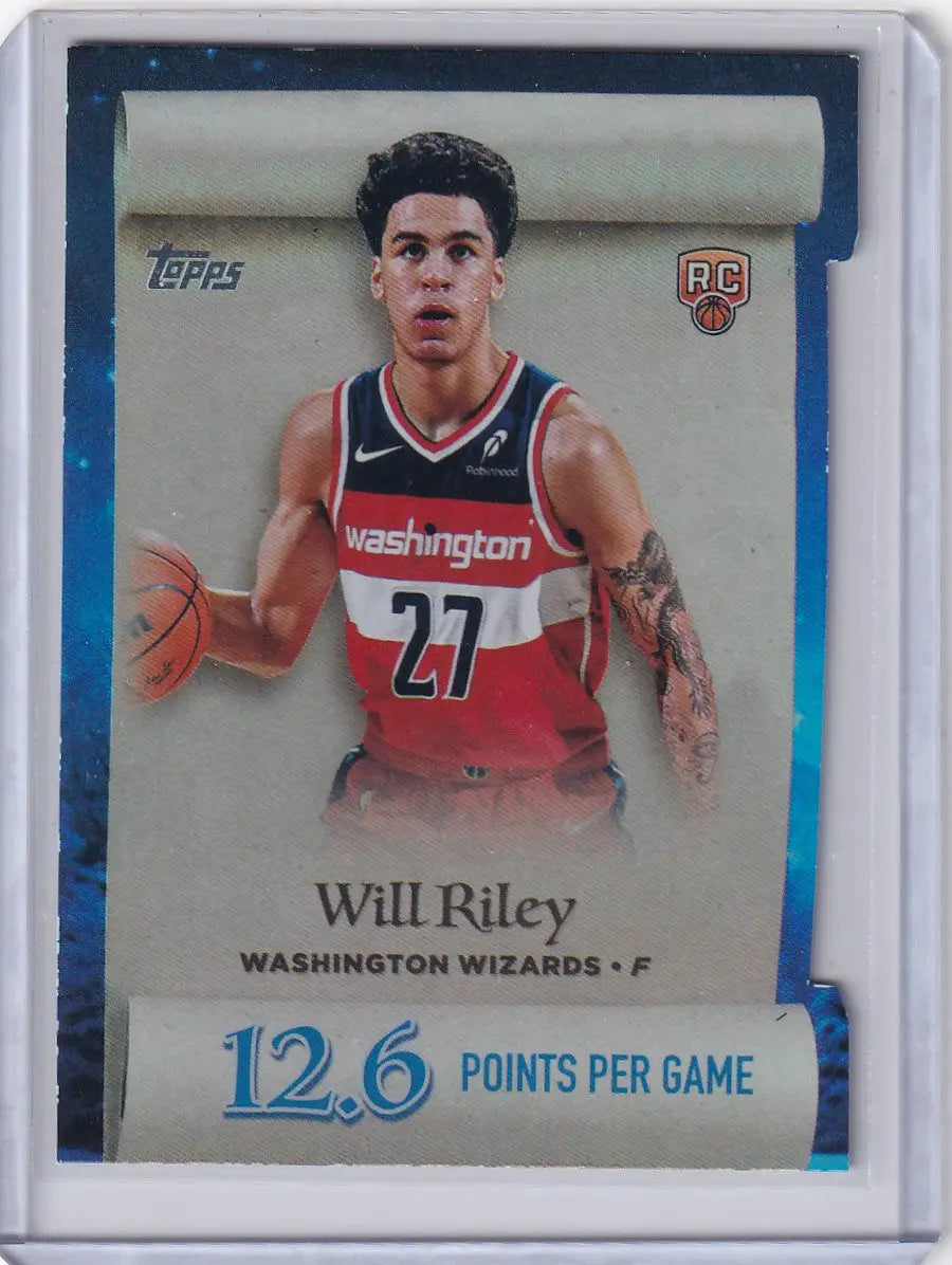 2025-26 Topps Basketball Making the List #ML-21 Will Riley Washington - Wizards - Basketball Card Single