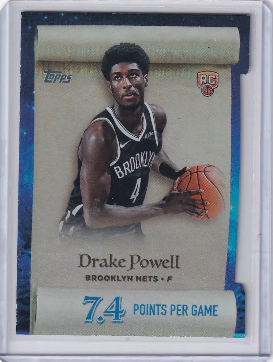 2025-26 Topps Basketball Making the List #ML-22 Drake Powell - Brooklyn Nets - Basketball Card Single