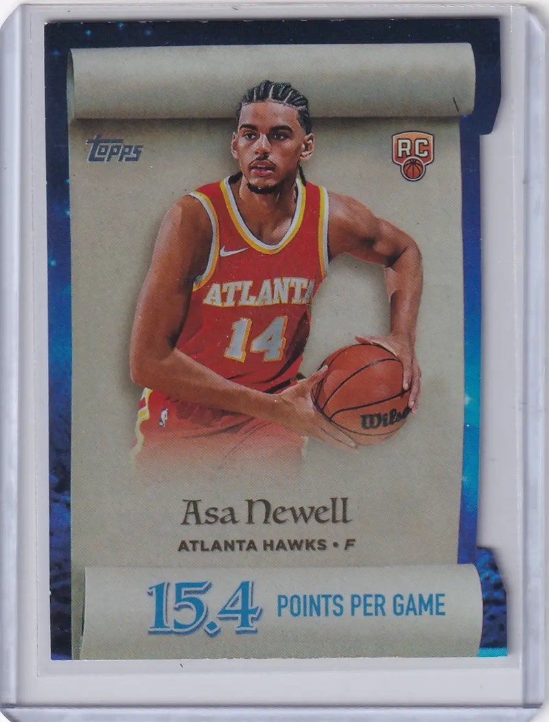2025-26 Topps Basketball Making the List #ML-23 Asa Newell - Atlanta Hawks - Basketball Card Single