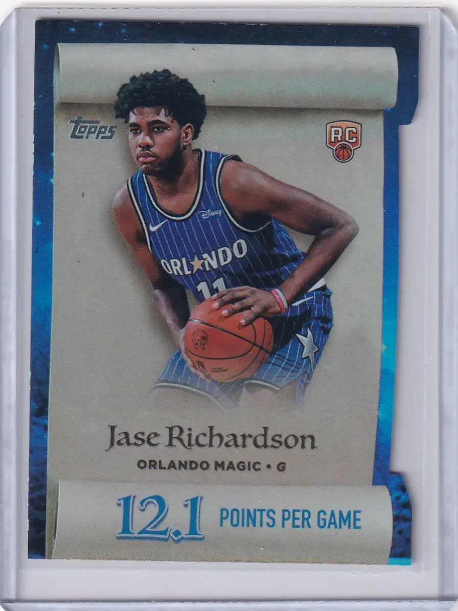 2025-26 Topps Basketball Making the List #ML-25 Jase Richardson - Orlando Magic - Basketball Card Single