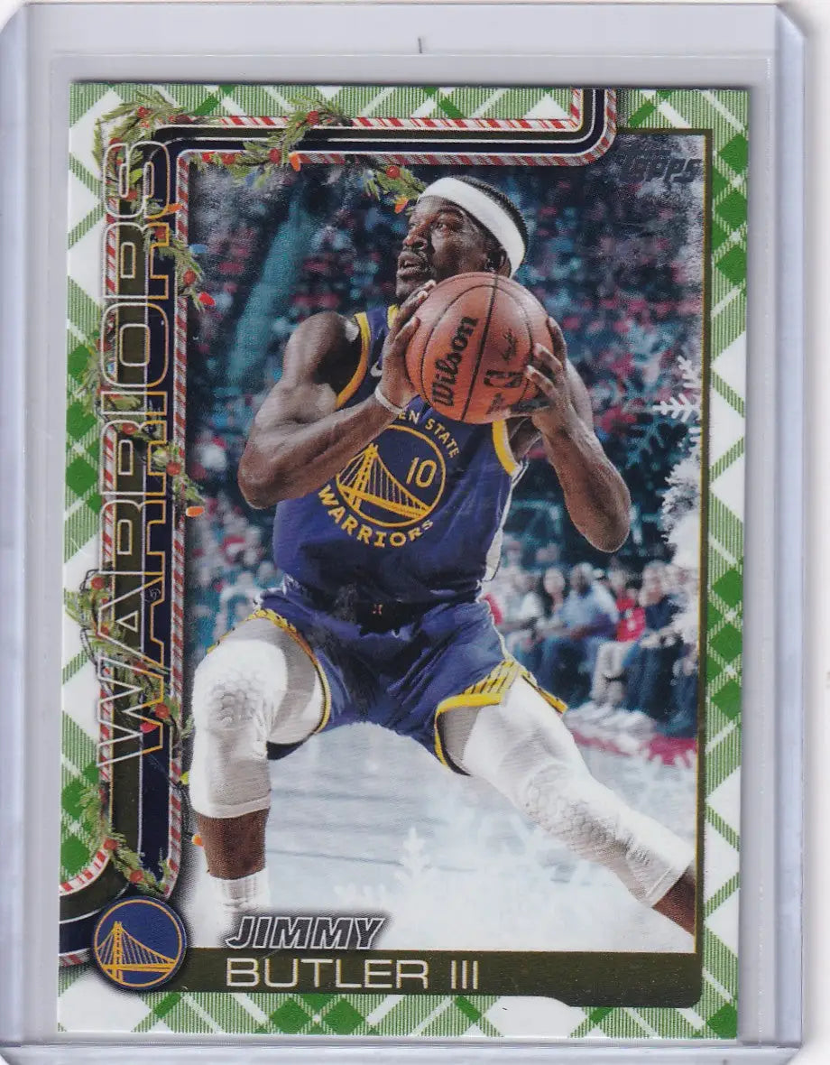 2025-26 Topps Basketball Plaid #H107 Jimmy Butler III - Golden State Warriors - Basketball Card Single