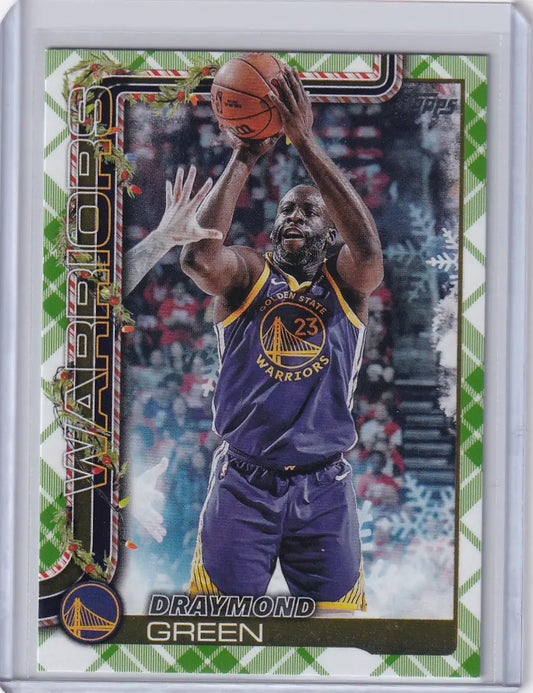 2025-26 Topps Basketball Plaid #H108 Draymond Green - Golden State Warriors - Basketball Card Single