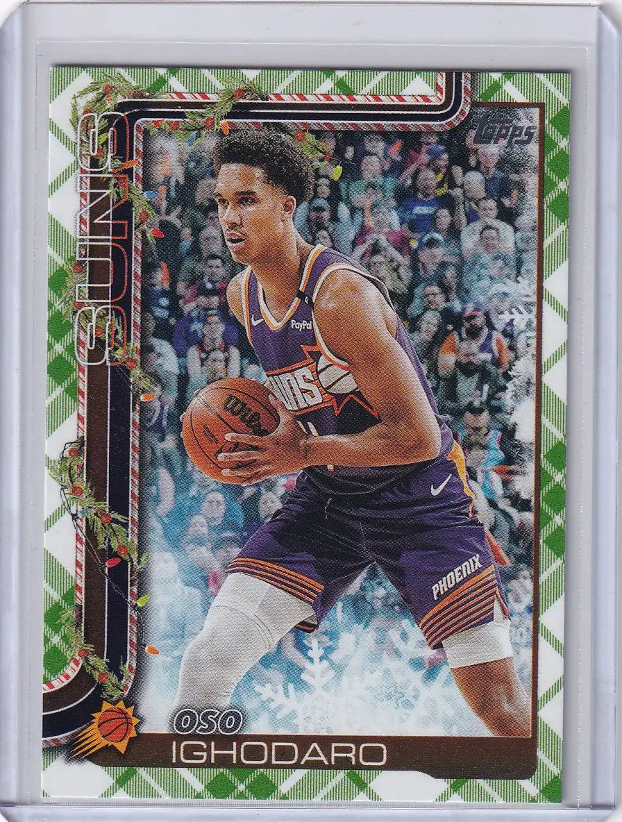 2025-26 Topps Basketball Plaid #H128 Oso Ighodaro - Phoenix Suns - Basketball Card Single