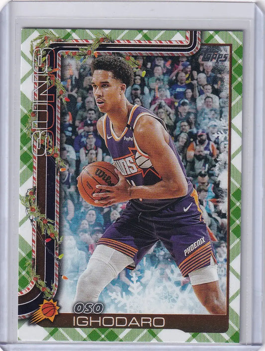 2025-26 Topps Basketball Plaid #H128 Oso Ighodaro - Phoenix Suns - Basketball Card Single