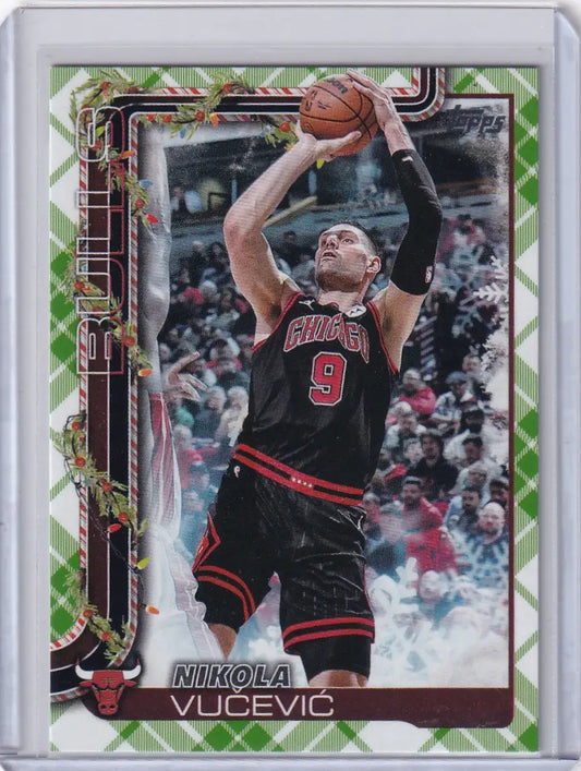 2025-26 Topps Basketball Plaid #H29 Nikola Vucevic - Chicago Bulls - Basketball Card Single