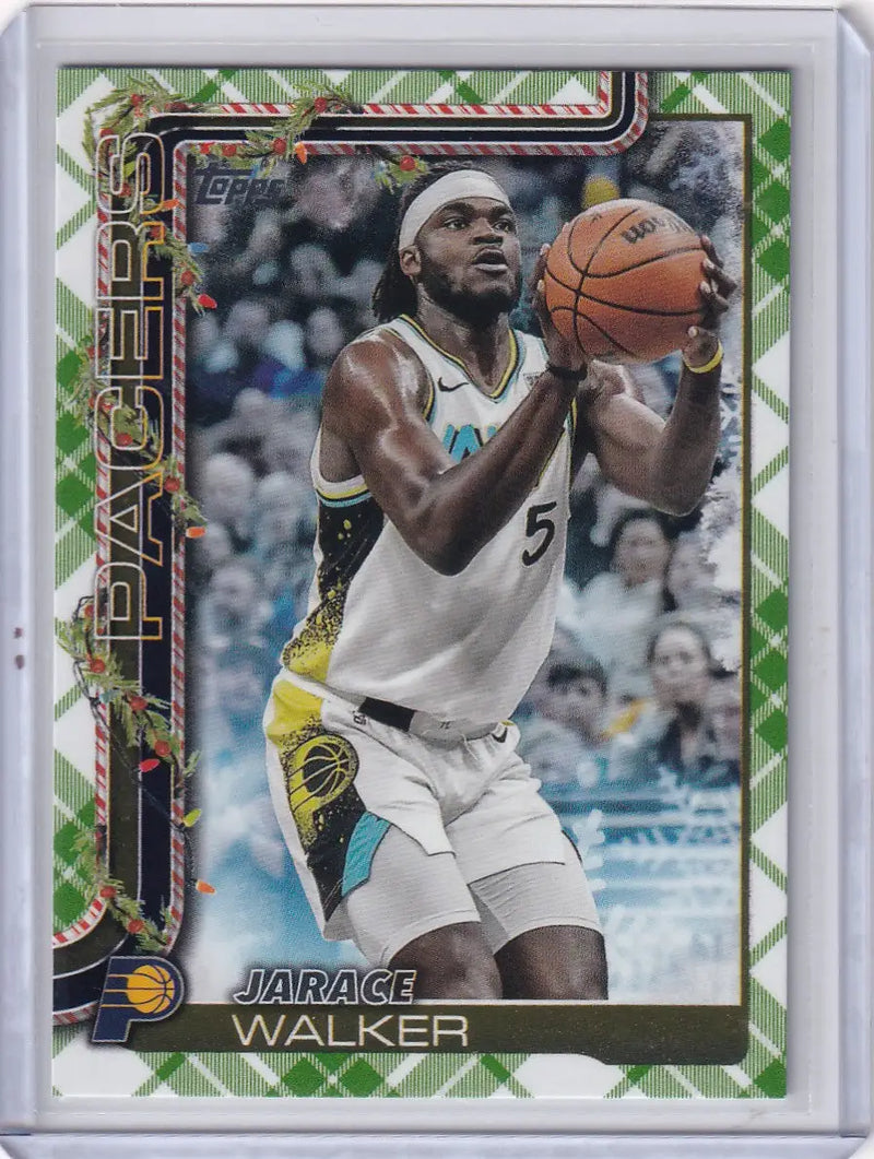 2025-26 Topps Basketball Plaid #H41 Jarace Walker - Indiana Pacers - Basketball Card Single