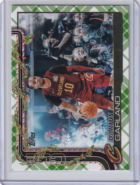2025-26 Topps Basketball Plaid #H64 Darius Garland - Cleveland Cavaliers - Basketball Card Single