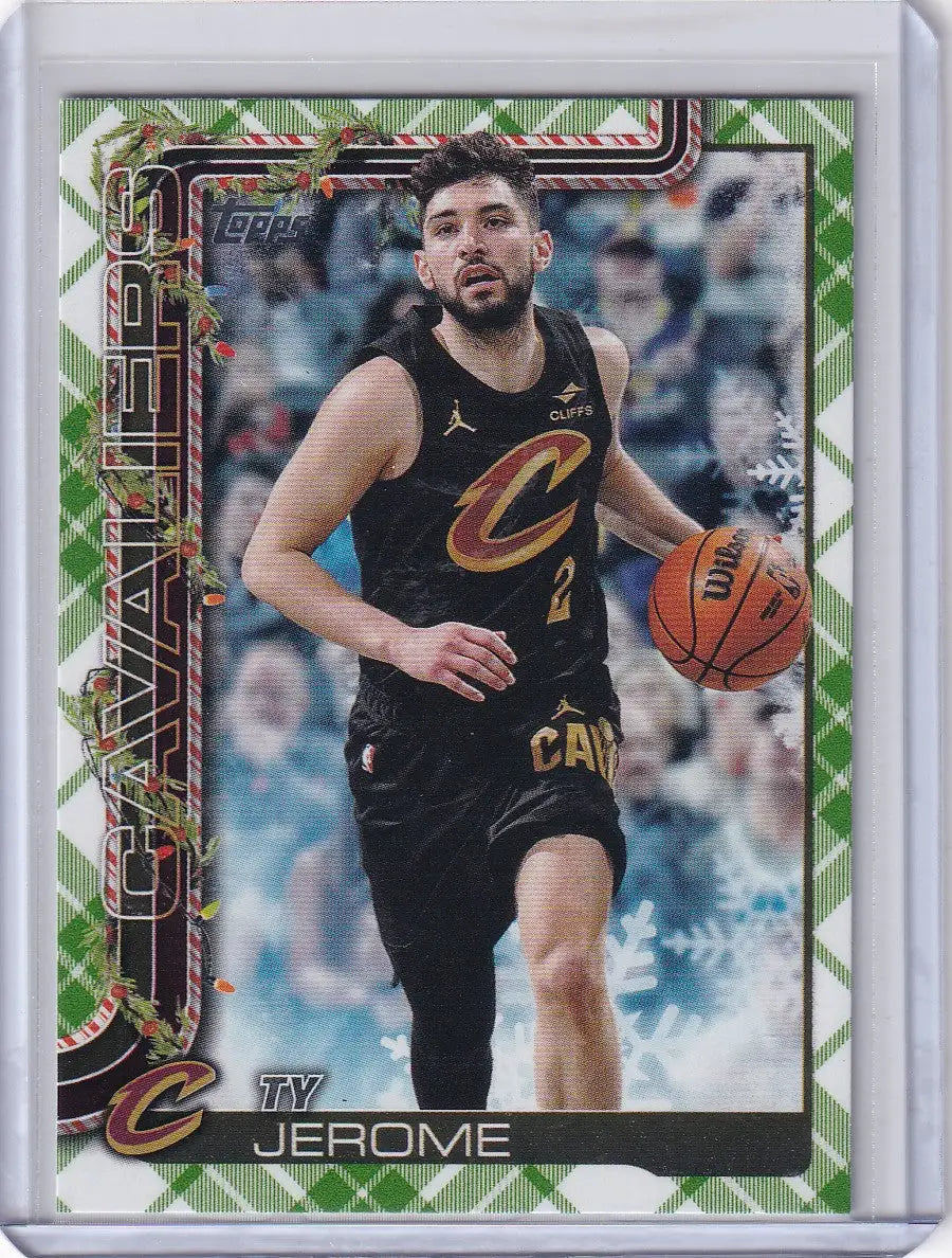 2025-26 Topps Basketball Plaid #H66 Ty Jerome - Cleveland Cavaliers - Basketball Card Single