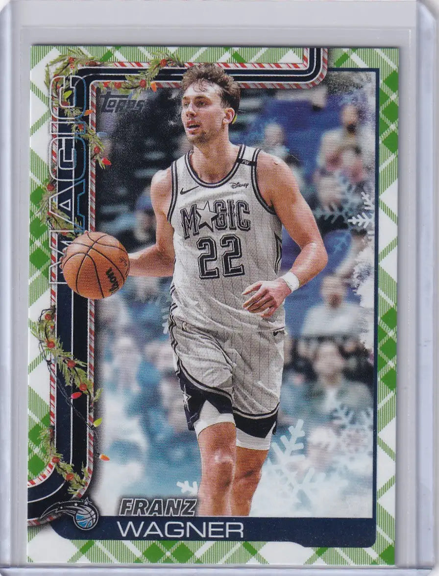 2025-26 Topps Basketball Plaid #H69 Franz Wagner - Orlando Magic - Basketball Card Single