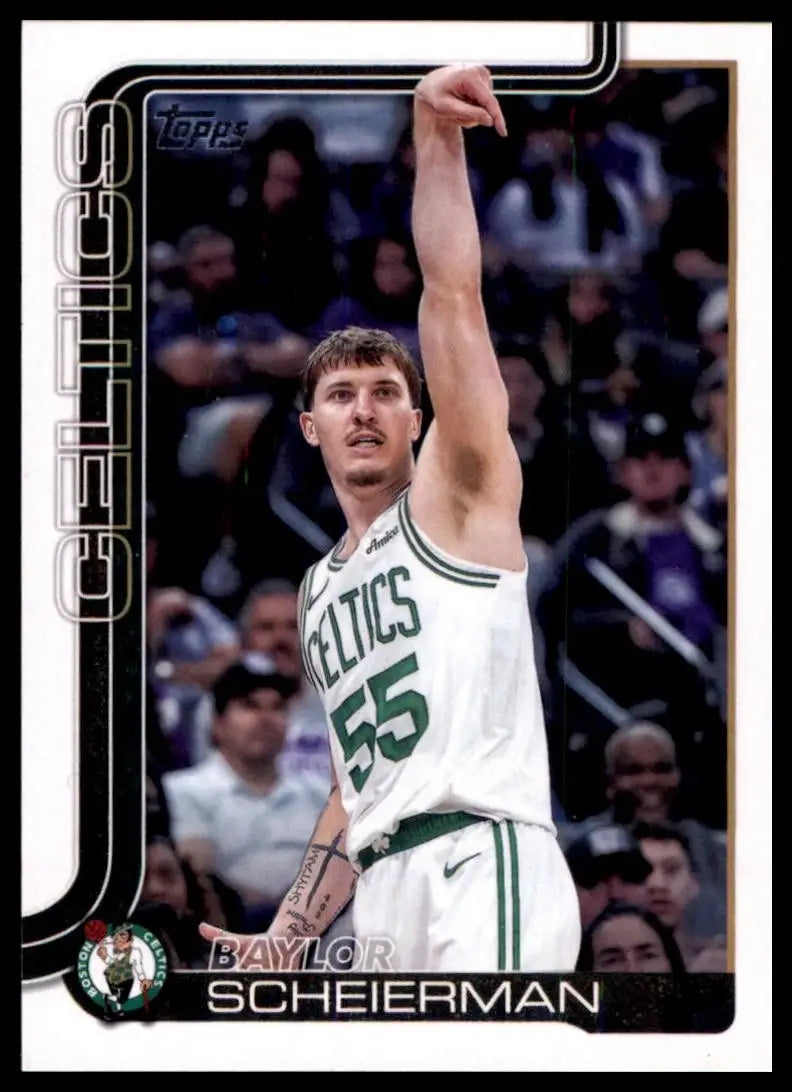 2025-26 Topps Baylor Scheierman #5 Boston Celtics Basketball Card NBA Sports - Basketball Card Single