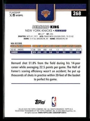 2025-26 Topps Bernard King #268 New York Knicks