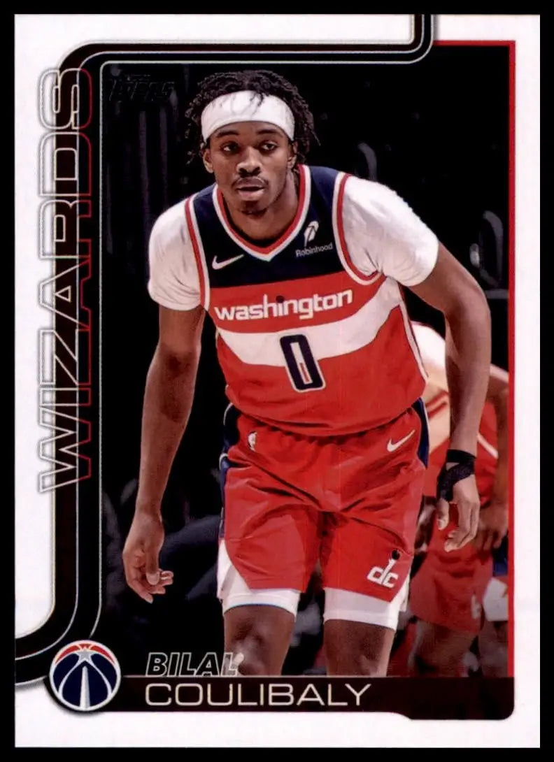 2025-26 Topps Bilal Coulibaly #95 Washington Wizards Basketball Card NBA Sports