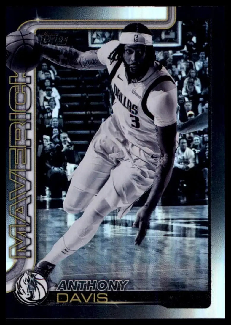 2025-26 Topps Blackout Anthony Davis #169 Dallas Mavericks Basketball Card NBA - Basketball Card Single