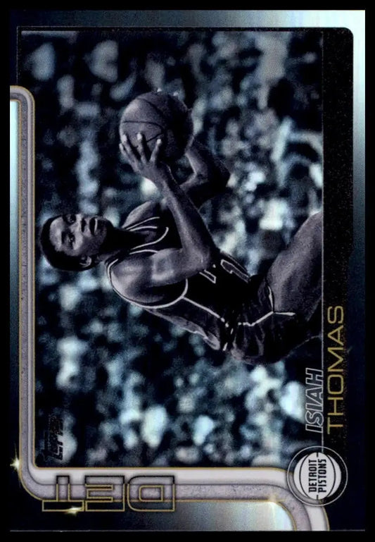 2025-26 Topps Blackout Isiah Thomas #269 Detroit Pistons Basketball Card NBA
