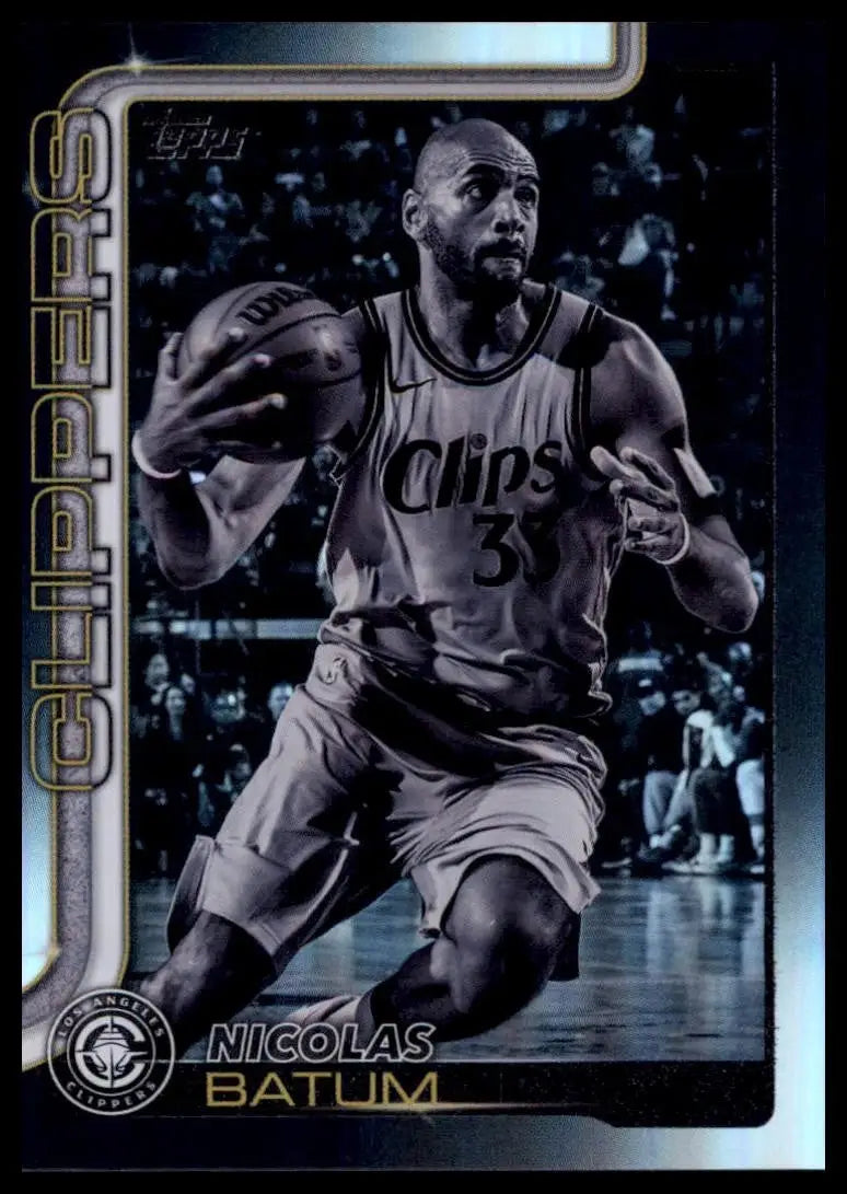 2025-26 Topps Blackout Nicolas Batum #146 Los Angeles Clippers Basketball Card - Basketball Card Single