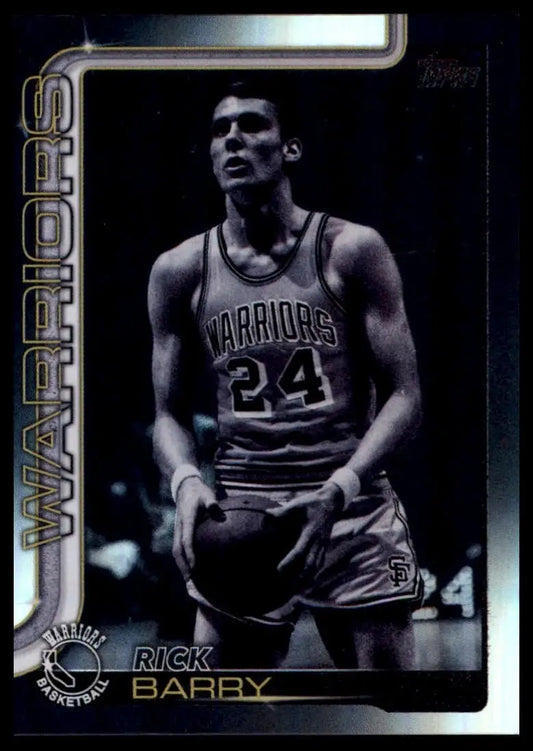 2025-26 Topps Blackout Rick Barry #258 Golden State Warriors Basketball Card NBA