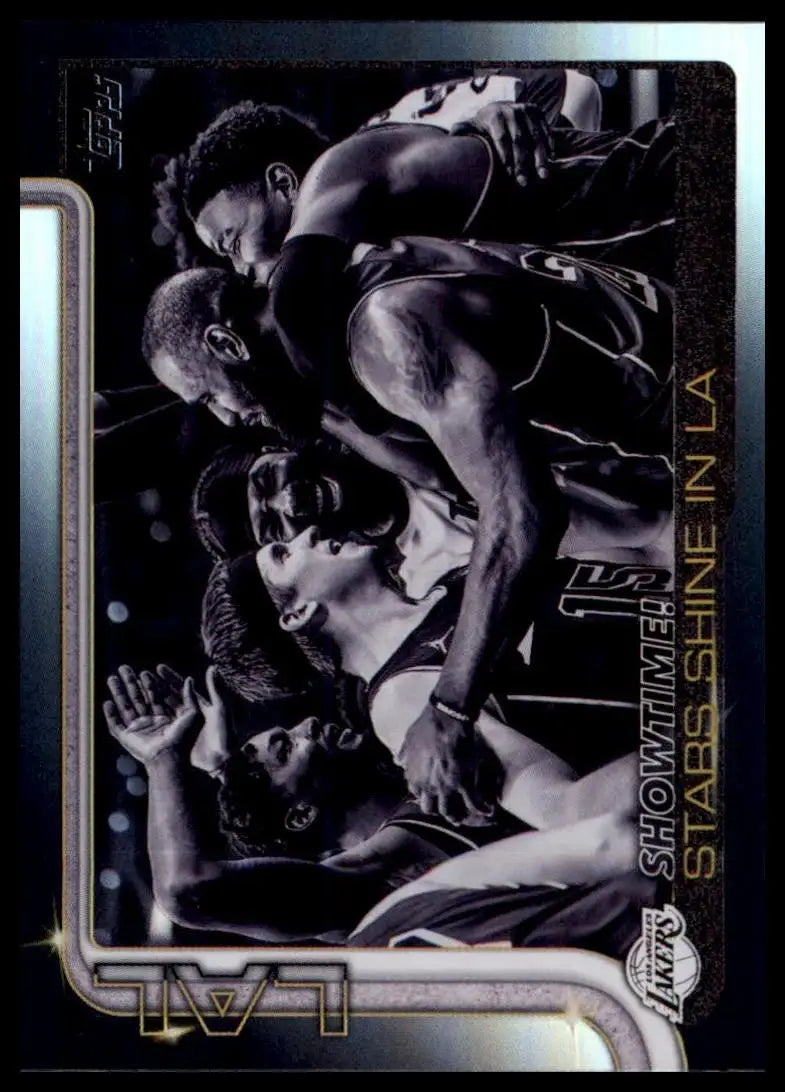 2025-26 Topps Blackout Showtime #293 Los Angeles Lakers LeBron James Basketball