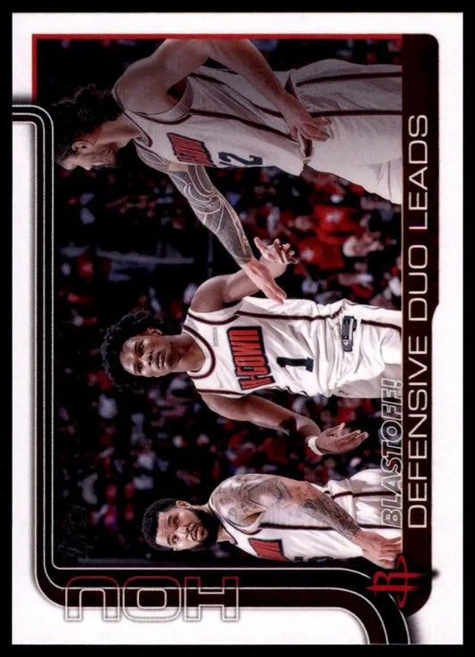 2025-26 Topps Blastoff #297 Houston Rockets Basketball Card NBA Sports