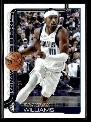 2025-26 Topps Brandon Williams #171 Dallas Mavericks