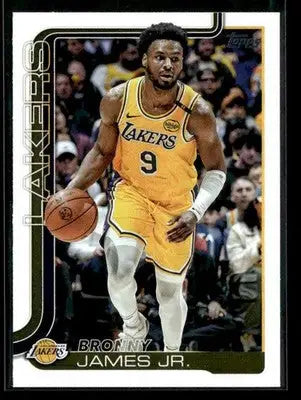 2025-26 Topps Bronny James Jr. #152 Los Angeles Lakers