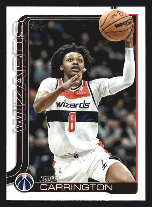 2025-26 Topps Bub Carrington #97 Wizards - Basketball Card Single