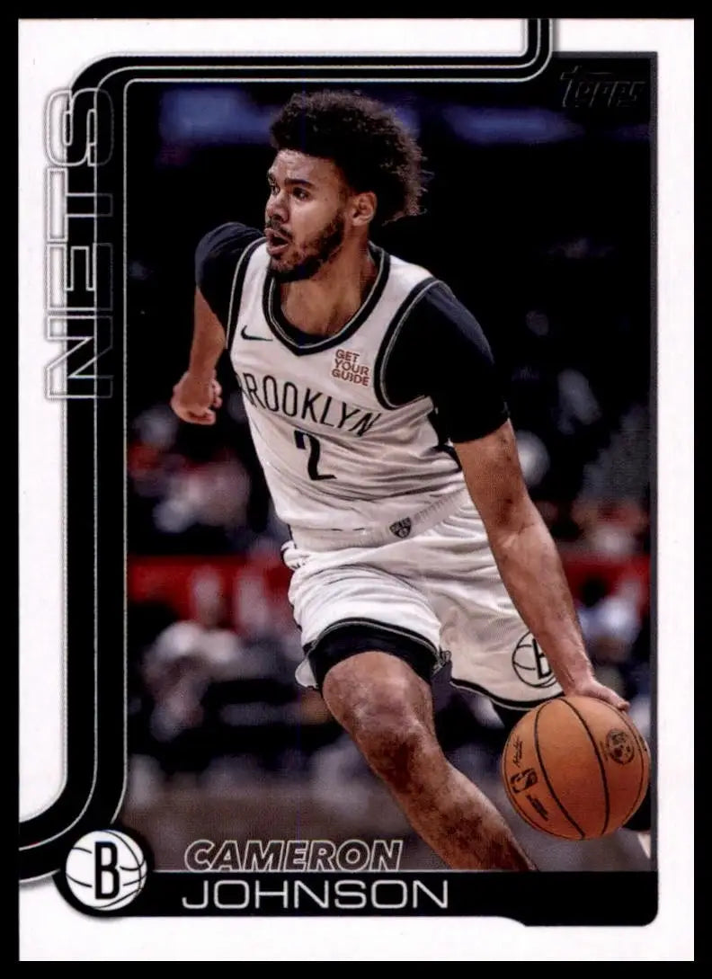 2025-26 Topps Cameron Johnson #13 Brooklyn Nets Basketball Card NBA Sports