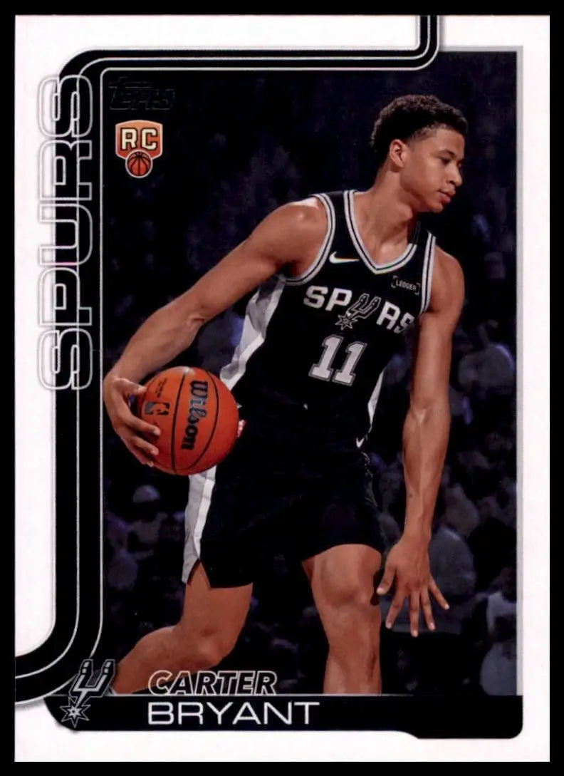 2025-26 Topps Carter Bryant Rookie #214 San Antonio Spurs Basketball Card NBA - Basketball Card Single
