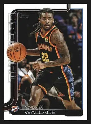 2025-26 Topps Cason Wallace #119 Oklahoma City Thunder - Basketball Card Single