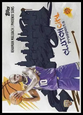 2025-26 Topps #CC-10 Khaman Maluach Clutch City Prospects