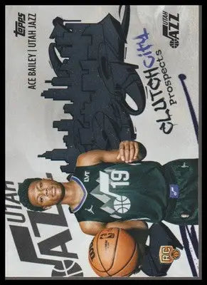 2025-26 Topps #CC-5 Ace Bailey Clutch City Prospects